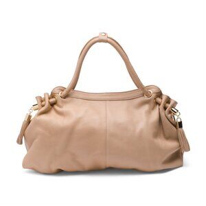 AMERILEATHER Leather Musette Handbag